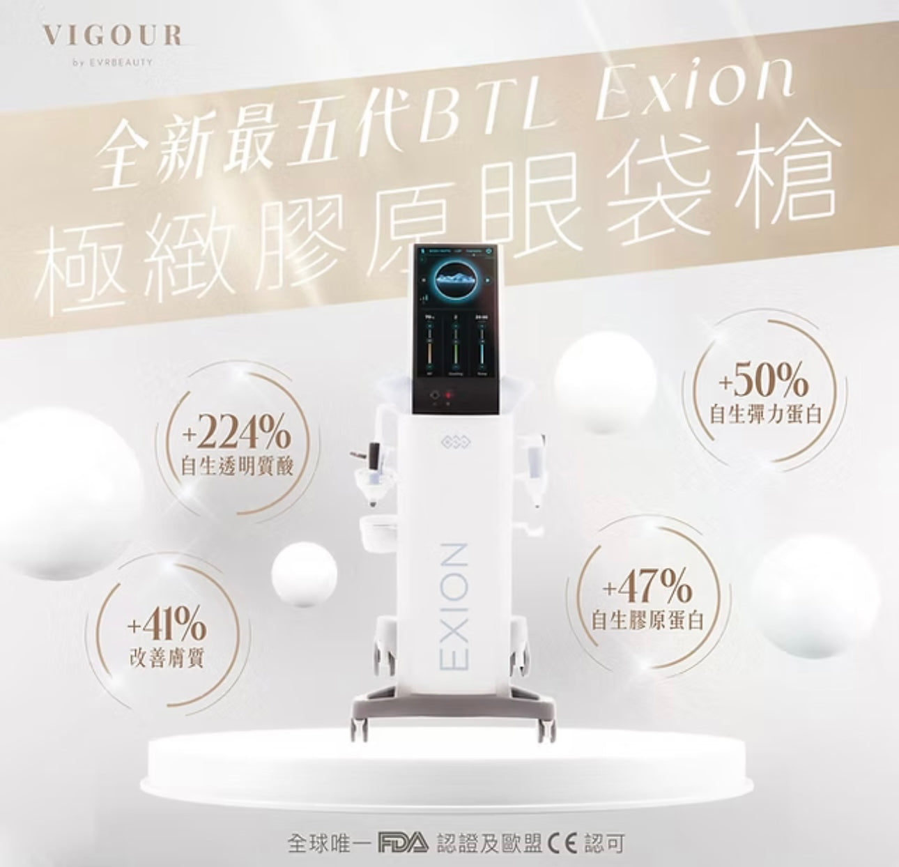 【新客限定】BTL Exion®膠原眼袋槍 緊緻明眸療程